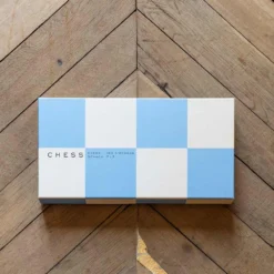 Jeu Échecs Bleu / Blanc Graphique -Décoration D'intérieur 2021109 PackshotsNoel 173