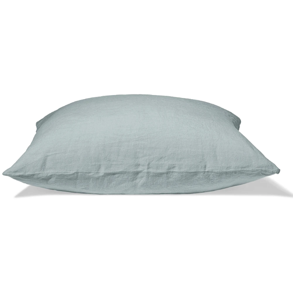 Taie D'oreiller En Lin Lavé - Gris Vésuve 15 Taie D'oreiller En Lin Lavé - Gris Vésuve – Image 15