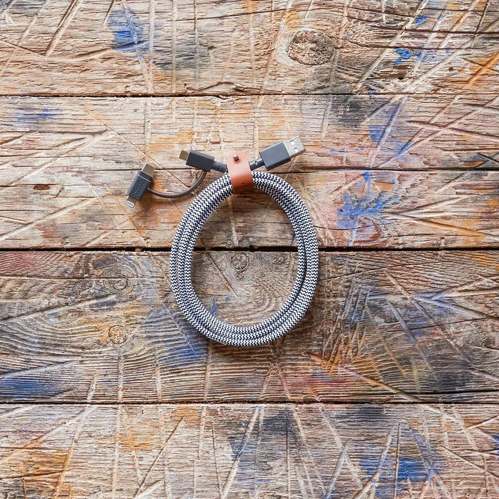 Câble 2m - 3 Têtes - Zebré 1 Câble 2m - 3 Têtes - Zebré