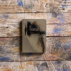 Carnet Merci - Métal Argent -Décoration D'intérieur CARNET MERCI METAL ARGENT 1