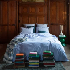 Housse De Couette En Coton Percale - Parme Lilas