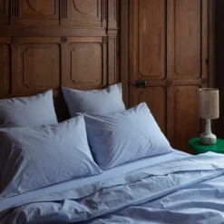 Taie D'oreiller En Coton Percale - Parme Lilas