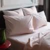 Taie D'oreiller En Coton Percale - Rosé Poudré