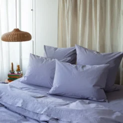 Taie D'oreiller En Coton Percale - Mauve Lavantin