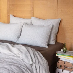 Taie D'oreiller En Lin Lavé - Rayures Chemise Brun Posillipo -Décoration D'intérieur EL AH235048 6763d03e 58ee 4f8c 9fbf 3019dda0e52e