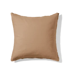 Taie D'oreiller En Gaze De Coton - Brun Haussmann -Décoration D'intérieur H562100030 Coton brun haussman