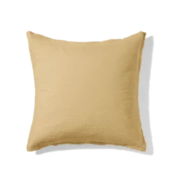 Taie D'oreiller En Gaze De Coton - Jaune Batignolles -Décoration D'intérieur H562100030 Coton jaune batignolle