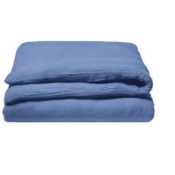 Housse De Couette En Gaze De Coton - Bleu Pompidou 14 Housse De Couette En Gaze De Coton - Bleu Pompidou -Décoration D'intérieur HDC Bleu 269af824 aa8b 4e6a 80c9 f9ba819b61e1