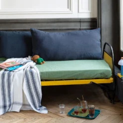 Taie XL En Lin Lavé - Bleu Encre