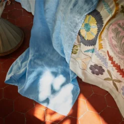 Drap Plat En Lin Lavé - Bleu Tyrrhénien 11 Drap Plat En Lin Lavé - Bleu Tyrrhénien -Décoration D'intérieur MERCI LINTEXAH23 1510 1c5de686 abb3 47e4 befe 4e9eb45c88f8