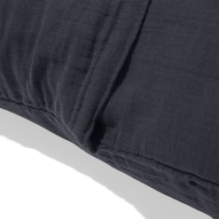 Taie XL En Gaze De Coton - Gris Fusain -Décoration D'intérieur Merci Linge decoton 06 21 0072