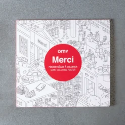 Poster Géant Merci à Colorier