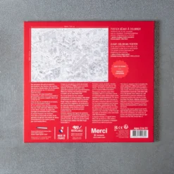 Poster Géant Merci à Colorier -Décoration D'intérieur Merci 02022023 7629