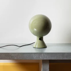 Lampe De Table Elmetto - Vert -Décoration D'intérieur Merci 02022023 BD 7474