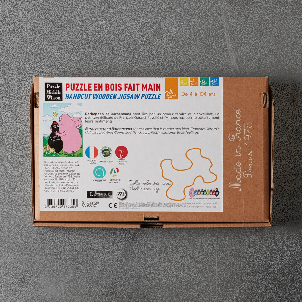 Puzzle 24 Pièces Barbapapa Et Barbamama - BarbaLouvre 3 Puzzle 24 Pièces Barbapapa Et Barbamama - BarbaLouvre – Image 3