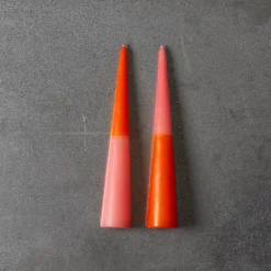Set De 2 Bougies Paleta - Rose & Orange