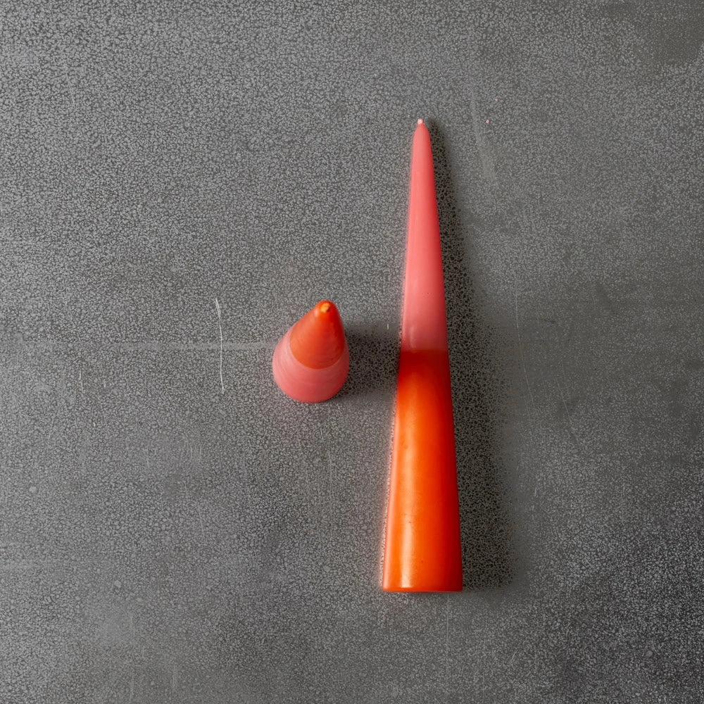 Set De 2 Bougies Paleta - Rose & Orange 3 Set De 2 Bougies Paleta - Rose & Orange – Image 3