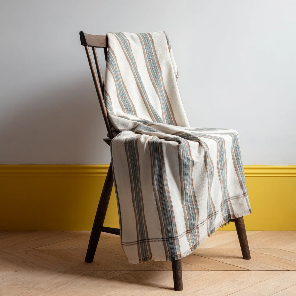 Plaid En Coton N°27 - Natural - Moismont 1 Plaid En Coton N°27 - Natural - Moismont