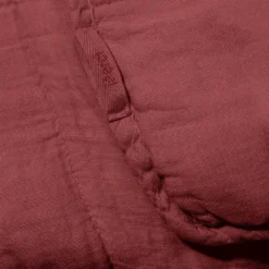 Édredon En 100% Lin Lavé - Rouge Pompei -Décoration D'intérieur Merci edredon rouge 2