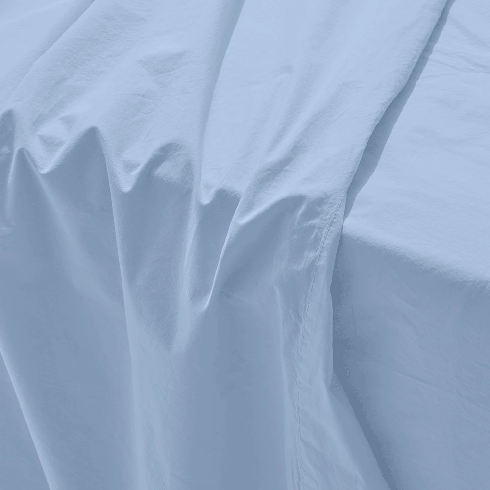 Drap Plat En Coton Percale - Parme Lilas 3 Drap Plat En Coton Percale - Parme Lilas – Image 3
