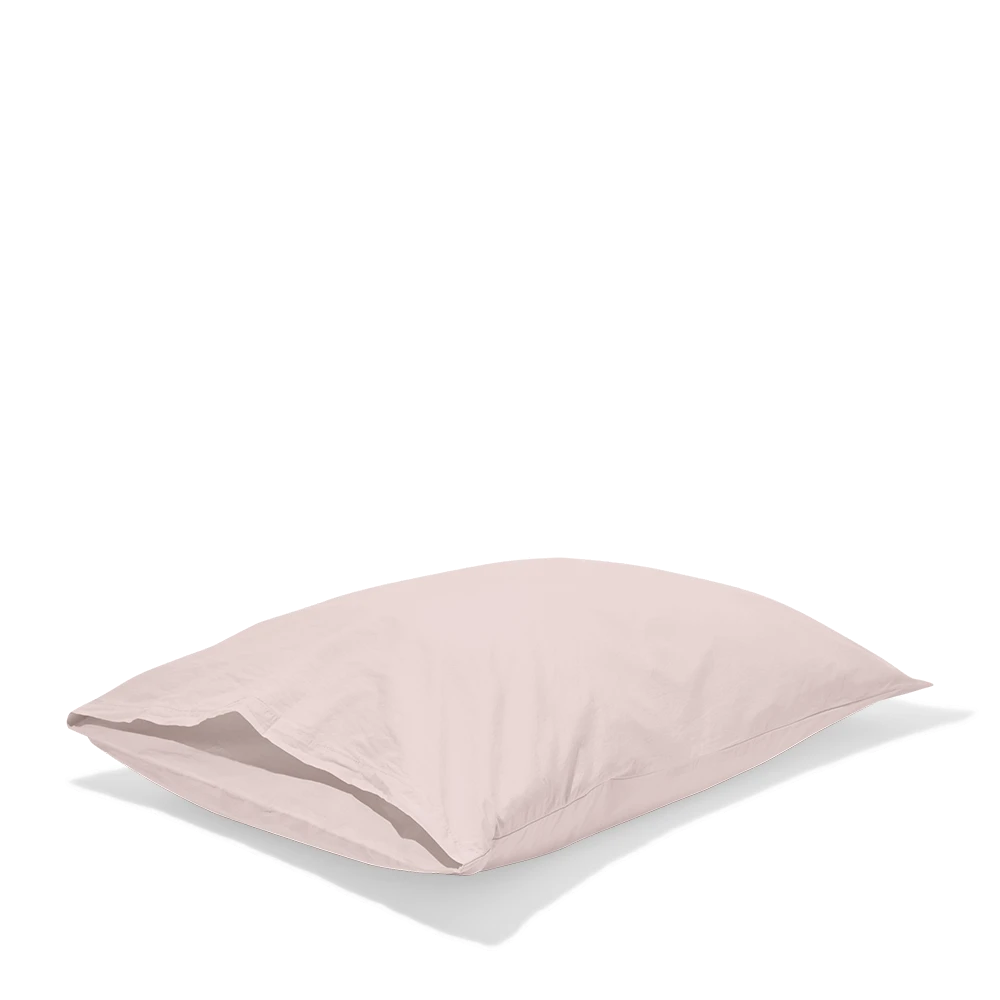 Taie D'oreiller En Coton Percale - Rosé Poudré 8 Taie D'oreiller En Coton Percale - Rosé Poudré – Image 8