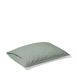 Taie D'oreiller En Lin Lavé - Vert Céladon -Décoration D'intérieur Merci taie celadon 2