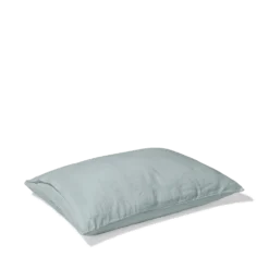 Taie D'oreiller En Lin Lavé - Gris Vésuve 27 Taie D'oreiller En Lin Lavé - Gris Vésuve -Décoration D'intérieur Merci taie grisvert 2