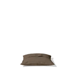 Taie D'oreiller En Lin Lavé - Brun Posillipo -Décoration D'intérieur Merci taie marron 3