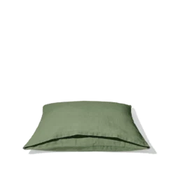 Taie D'oreiller En Lin Lavé - Vert D'Anduze 21 Taie D'oreiller En Lin Lavé - Vert D'Anduze -Décoration D'intérieur Merci taie vertanduze 1