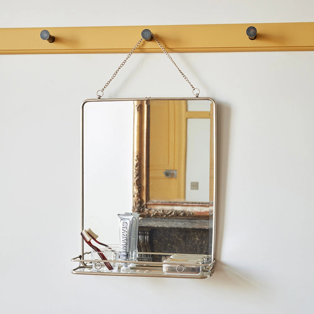 Miroir Barbier Avec étagère 1 Miroir Barbier Avec étagère