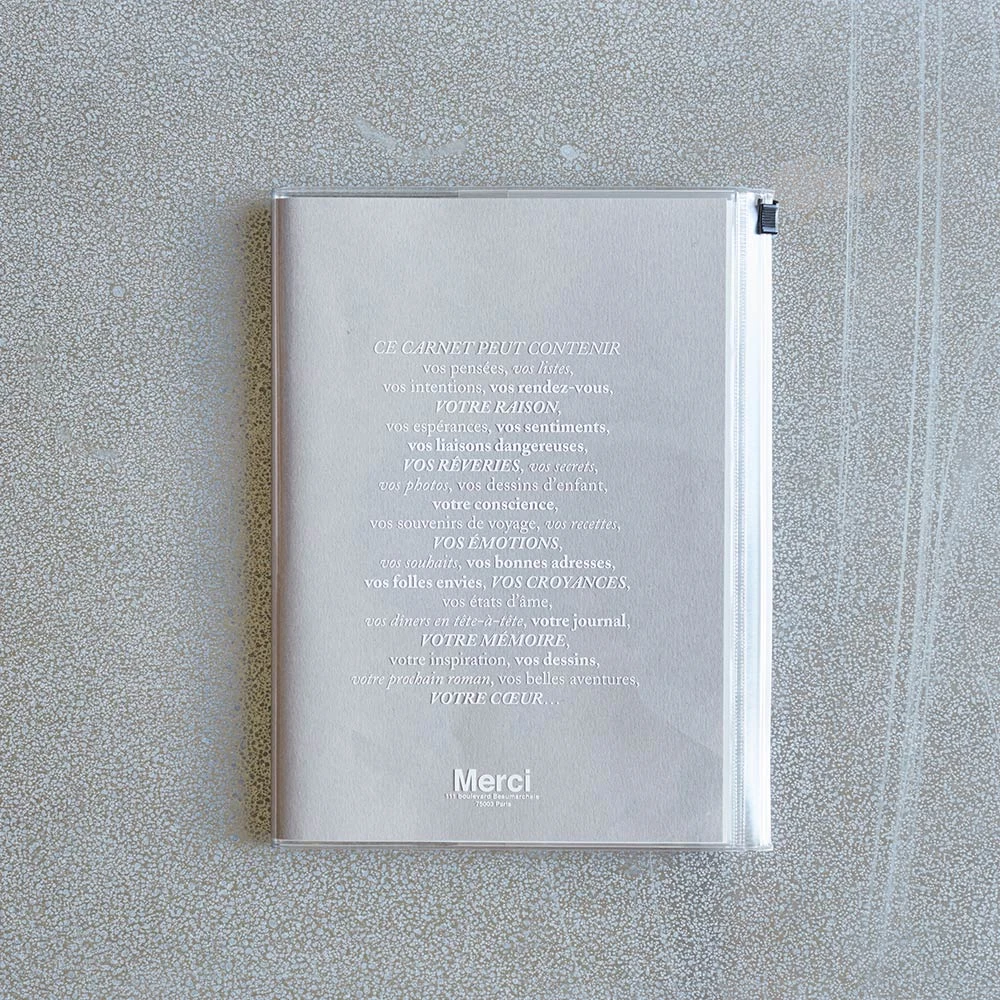 Carnet Merci - Gris 2 Carnet Merci - Gris – Image 2