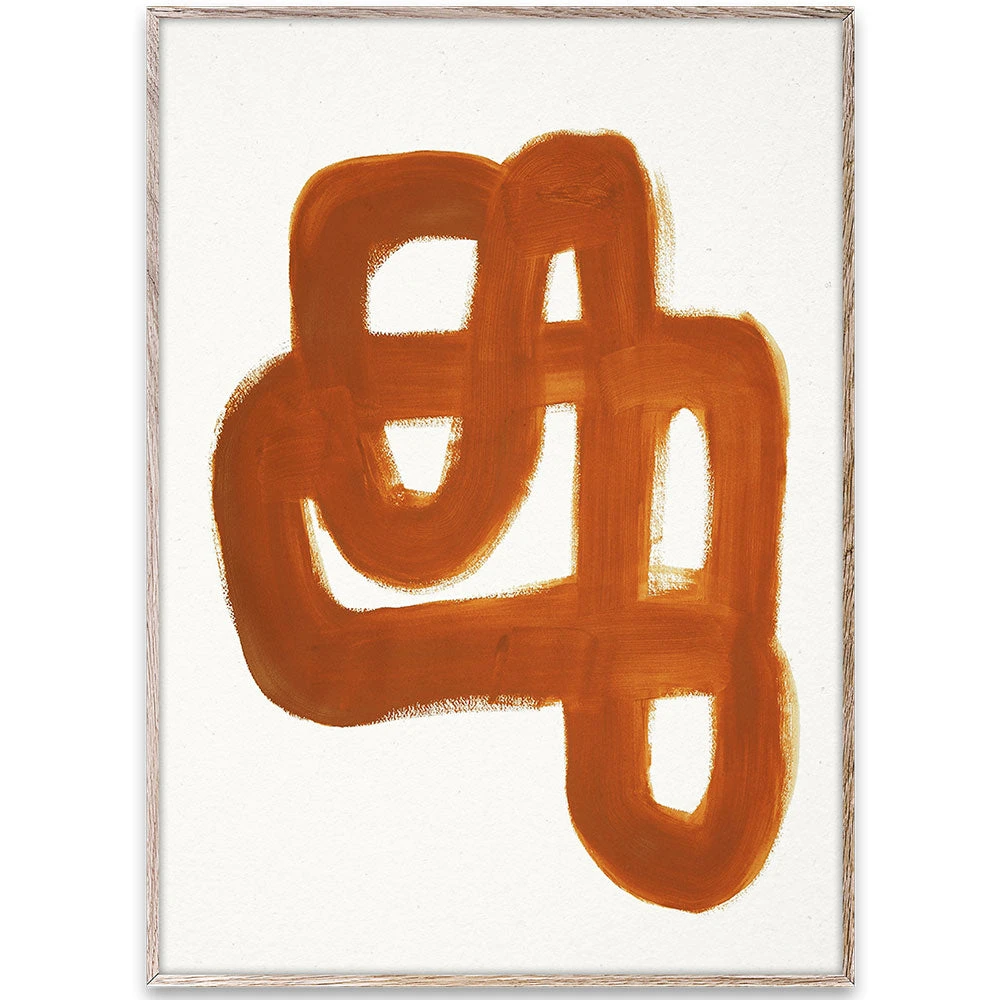 Affiche Orange Brush - Paper Collective 2 Affiche Orange Brush - Paper Collective – Image 2