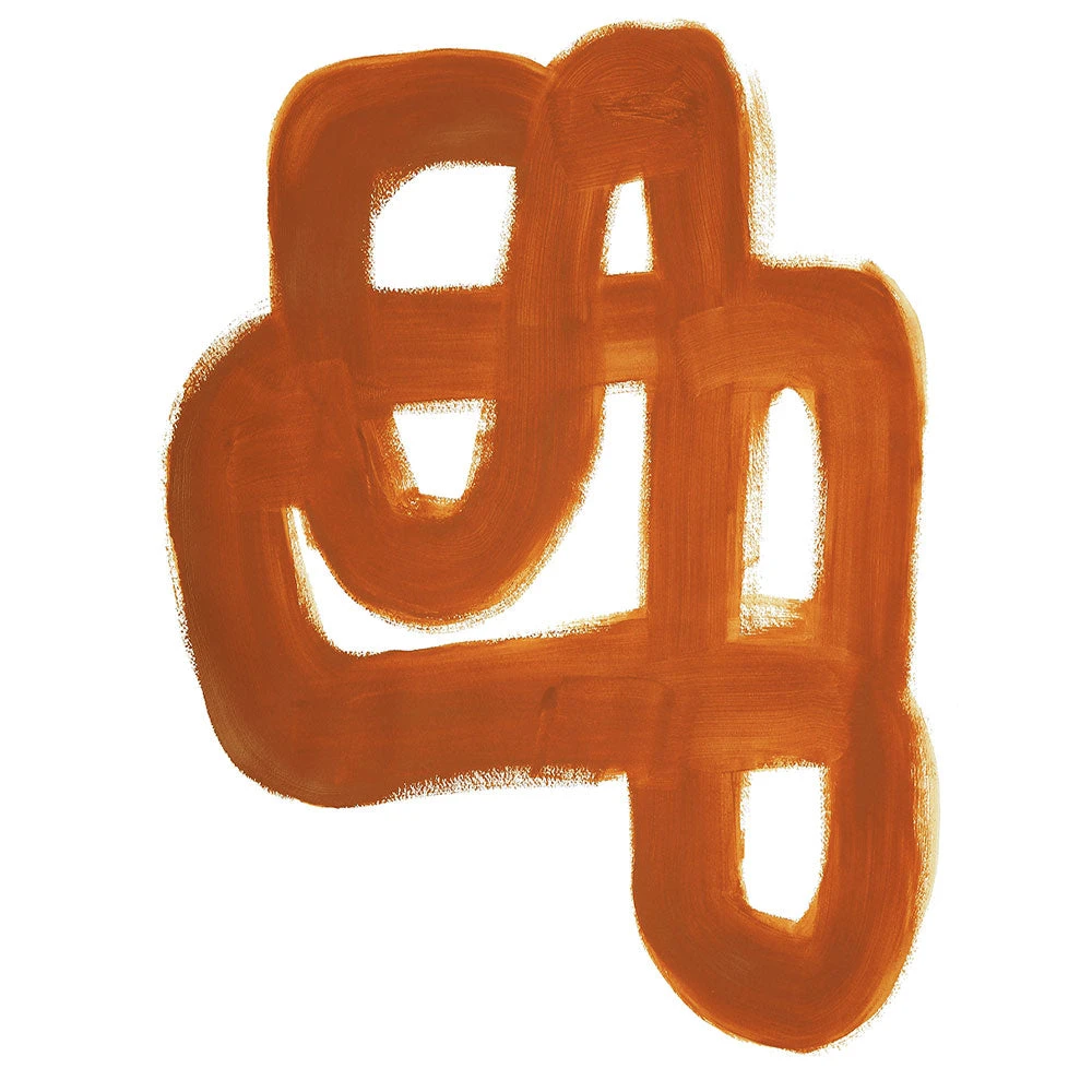 Affiche Orange Brush - Paper Collective 1 Affiche Orange Brush - Paper Collective