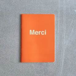 Carnet Merci - Orange Et Vert Menthe