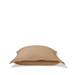 Taie D'oreiller En Gaze De Coton - Brun Haussmann -Décoration D'intérieur Oreiller gaze 65x65 brun haussman