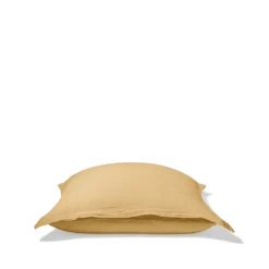 Taie D'oreiller En Gaze De Coton - Jaune Batignolles -Décoration D'intérieur Oreiller gaze 65x65 jaune batignolle