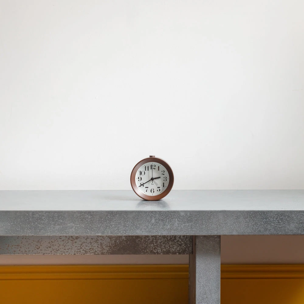 Réveil En Bois Foncé Riki 1 Réveil En Bois Foncé Riki