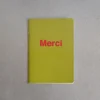 Carnet Merci - Kaki Et Rouge