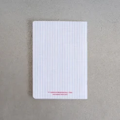 Carnet Merci - Rayures Bleu Tyrrhénien Et Rouge -Décoration D'intérieur PACKSHOT 220920235398 1