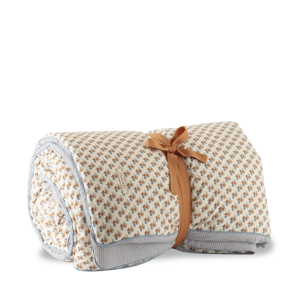 Caramel - Édredon Bout De Lit - Crème Posy 4 Caramel - Édredon Bout De Lit - Crème Posy – Image 4