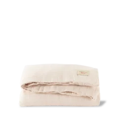 Caramel X Merci - Housse De Couette En Gaze De Coton - Rose De Bagatelle -Décoration D'intérieur PACKSHOT CARAMEL 24072023 MERCI0867