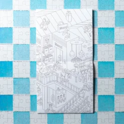 Poster Géant Merci à Colorier -Décoration D'intérieur PUTYOURPHONEDOWN 0405 4425