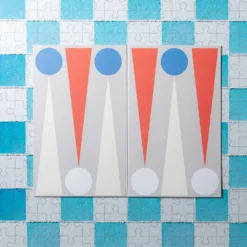 Jeu Backgammon Graphique -Décoration D'intérieur PUTYOURPHONEDOWN 0405 4432