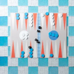 Jeu Backgammon Graphique -Décoration D'intérieur PUTYOURPHONEDOWN 0405 4434