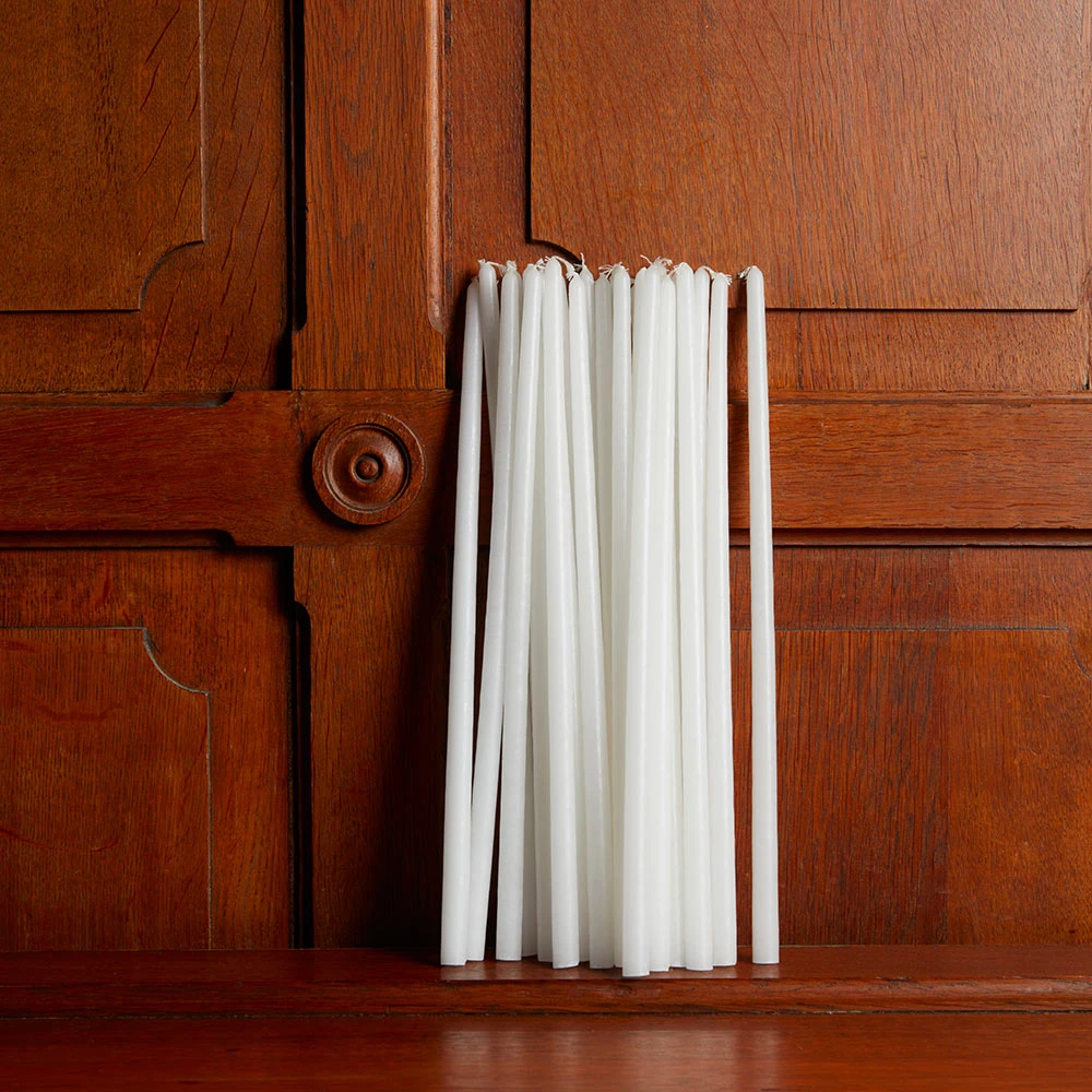 Set De 25 Bougies Fines - Blanc 1 Set De 25 Bougies Fines - Blanc