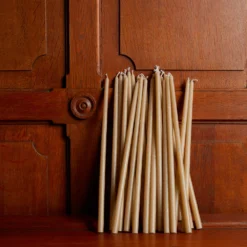 Set De 25 Bougies - Lin -Décoration D'intérieur SET 25 BOUGIES FINES LIN 2