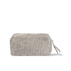 Merci - Trousse En Lin Lavé - Rayures Brun Posillipo -Décoration D'intérieur SHOOTING 140920234297 BD