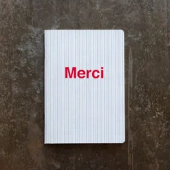 Carnet Merci - Rayures Bleu Tyrrhénien Et Rouge -Décoration D'intérieur SHOOTING 140920234424 BD