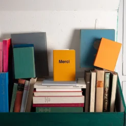 Carnet Merci - Jaune Vallauris Et Violet -Décoration D'intérieur SOUVENIRSDEPARIS MERCI 01221