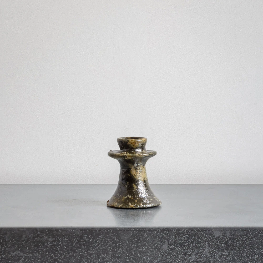 Bougeoir Tiznit - Moutarde 1 Bougeoir Tiznit - Moutarde